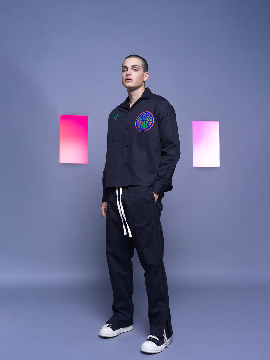 Love and Peace Bowler Shirt