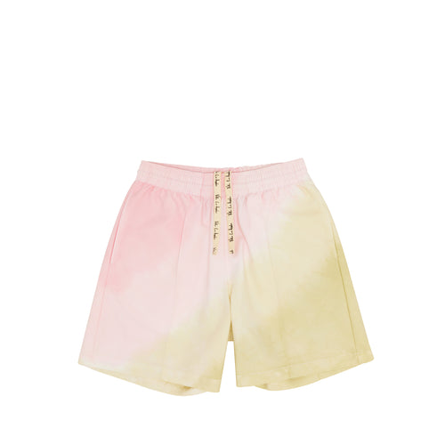 Tie Dye Pink & Green Bowler Shorts
