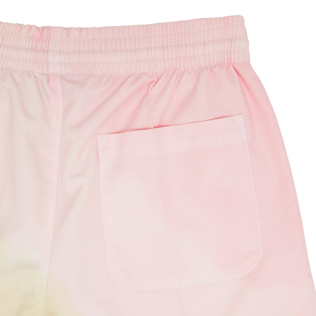 Tie Dye Pink & Green Bowler Shorts