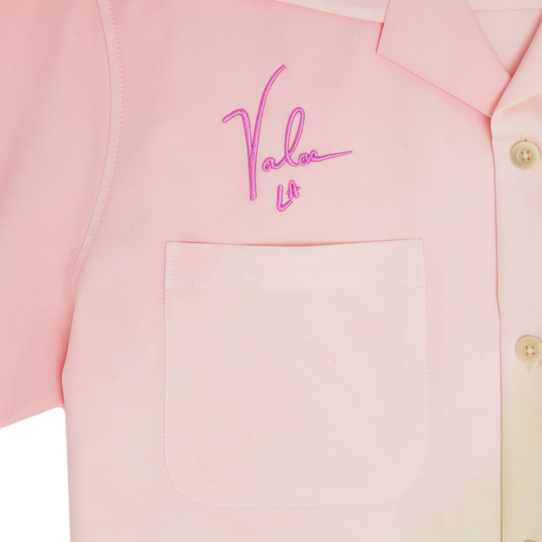 Tie Dye Love & Peace Bowler Shirt