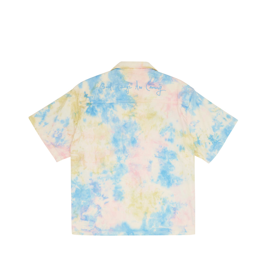 Tie Dye Smiley Bowler Shirt