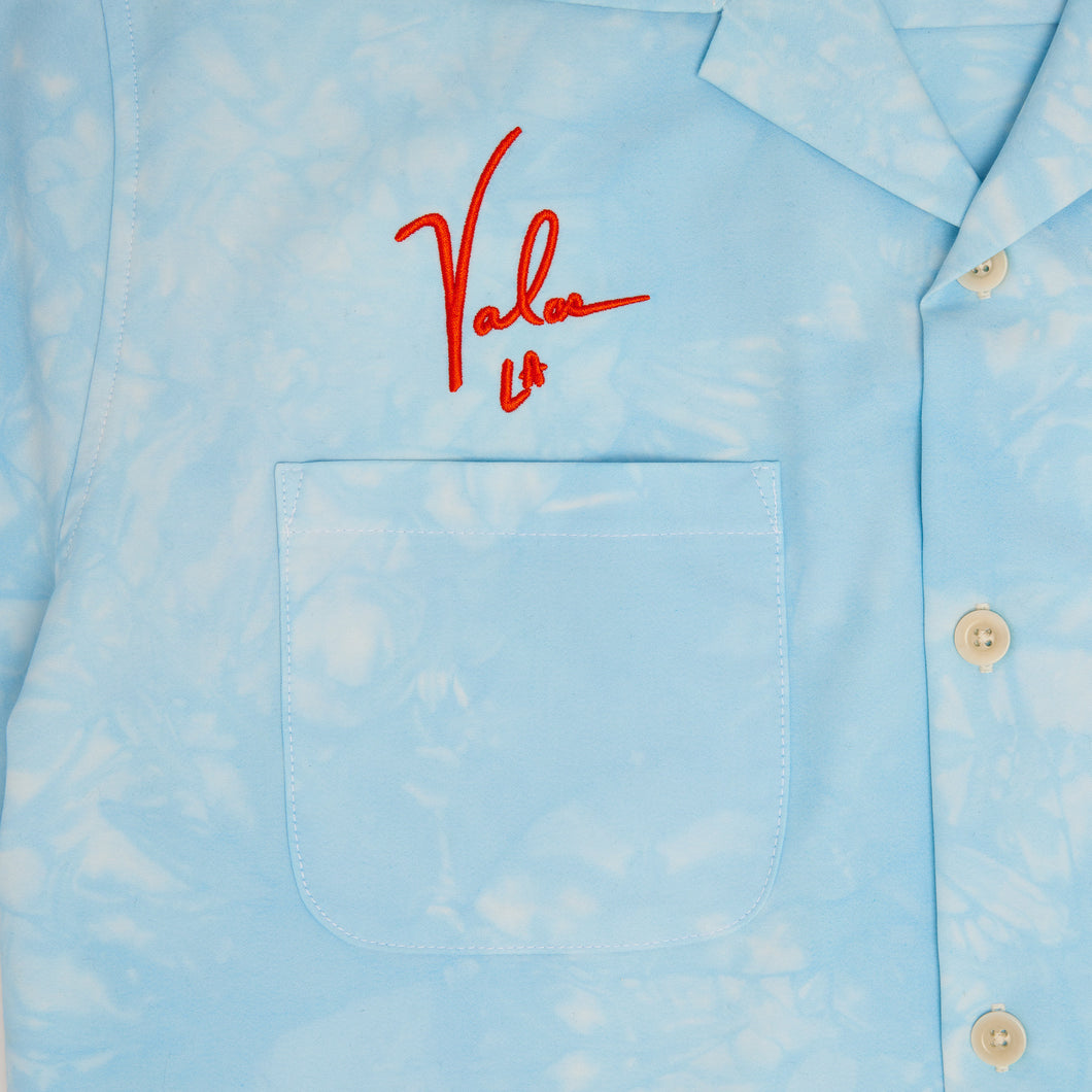 Tie Dye Flower Bowler Shirt