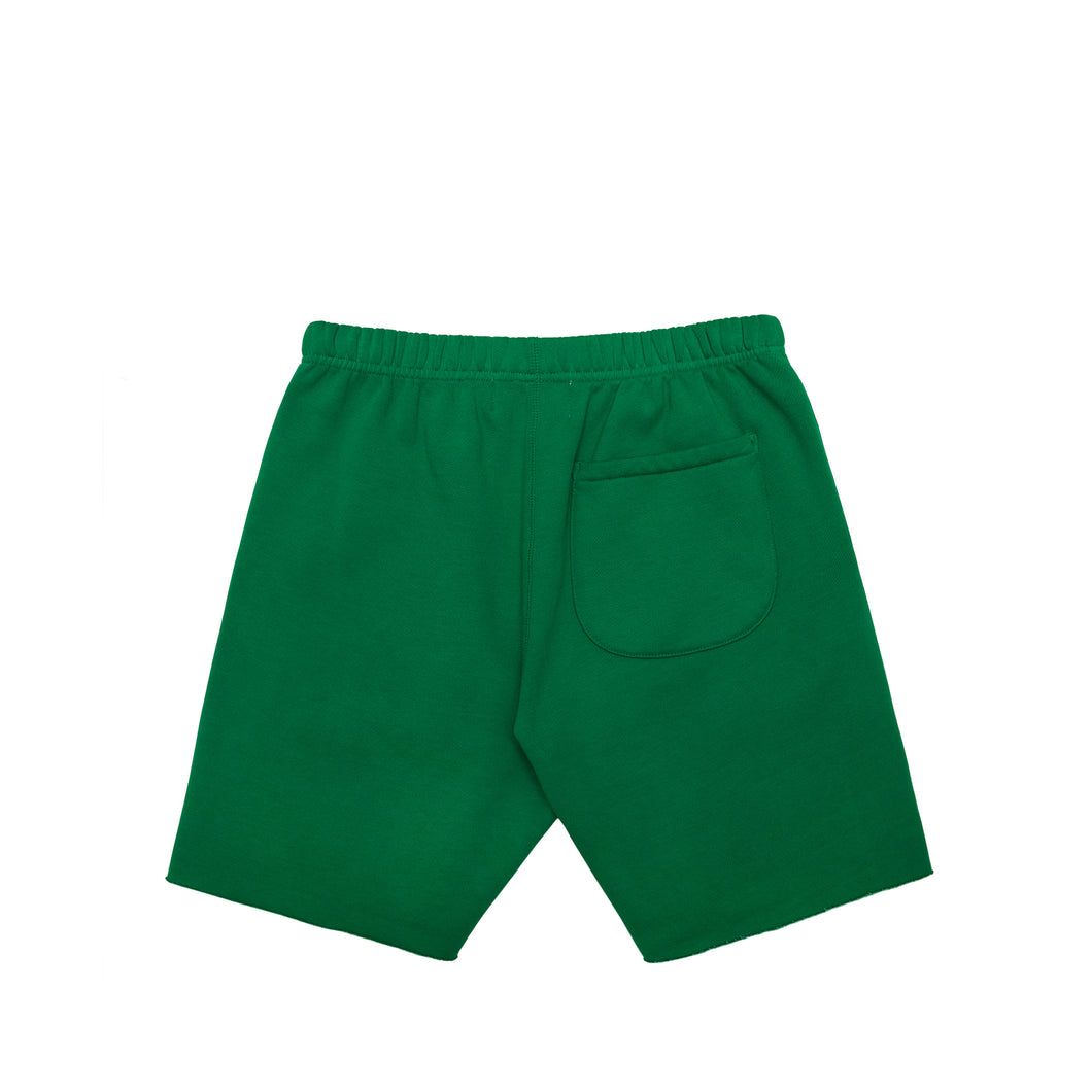 VALAS SHORTS | GREEN / PINK EMBROIDERY